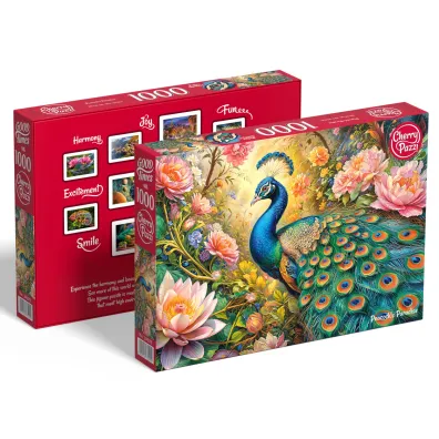 Puzzle 1000 el. Peacock`s Paradise CherryPazzi