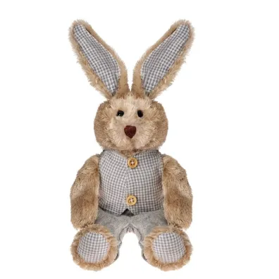Kr�lik Mellen w szarym ubranku 25cm Beppe