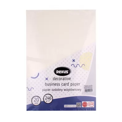 Beniamin Papier wizytwkowy A4 Ptno kremowy 20 kartek