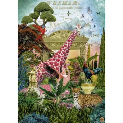 Puzzle 1000 el. Fantastyczna Fauna - Giraffolove Heye