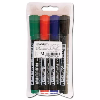 Cresco Marker Permanentny M 4 szt.