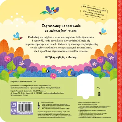 Wierszyki dla maluszka. Naci�nij i pos�uchaj. W zoo