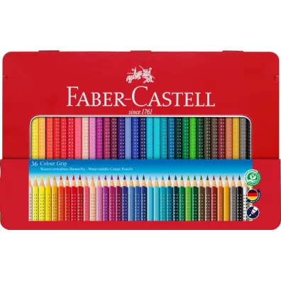 Faber-Castell Kredki grip 2001 opakowanie metal 36 szt.