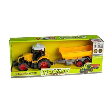 Traktor z przyczep� z nap�dem na ko�o Adar