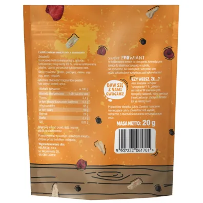 Helpa Suchy Prowiant Truskawki, ananas, porzeczka wi�nie liofilizowane 20 g