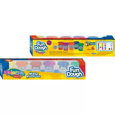 Patio Masa plastyczna Colorino Kids 6 szt.