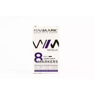 Rawmark Markery kredowe metaliczne 8 szt.