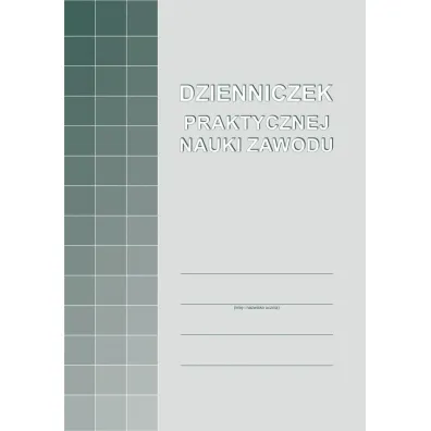 Michalczyk i Prokop Dzienniczek praktycznej nauki zawodu A-102-3