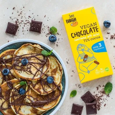 SuperFudgio Czekolada s�odzona daktylami bezglutenowa 80 g Bio