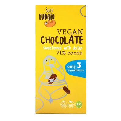 SuperFudgio Czekolada s�odzona daktylami bezglutenowa 80 g Bio
