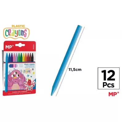 Mp Main Paper Kredki woskowe 12 kolor�w