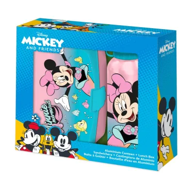 Bidon aluminiowy + �niadani�wka Minnie MN30011