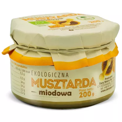 Dary Natury Musztarda miodowa 200 g Bio