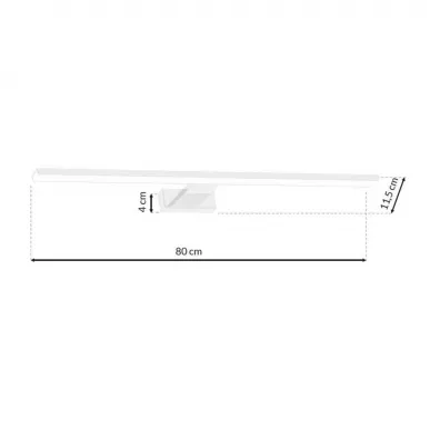 Eko-light Kinkiet SHINE WHITE 80 cm 15W LED