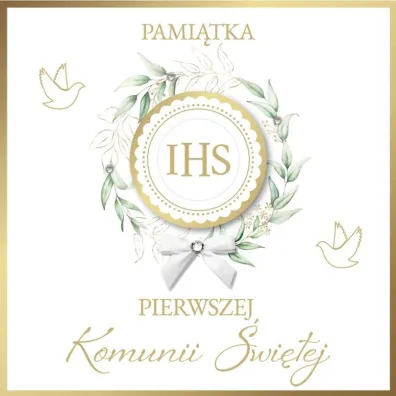 Armin Style KARNET KOMUNIA 140X140 Z KOP AS KL-13 FOL