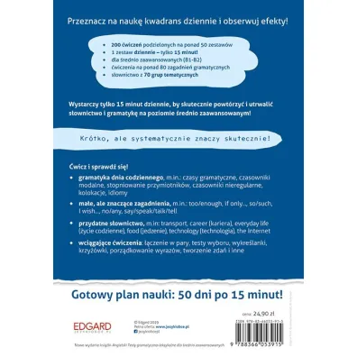 Angielski w 15 minut ka�dego dnia! Dla �rednio zaawansowanych