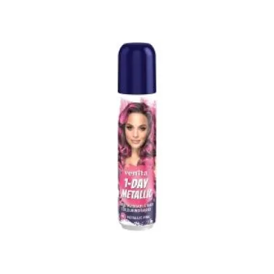 Venita 1-Day Color Metallic M1 Metallic Pink Koloryzuj�cy spray do w�os�w 50 ml