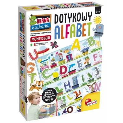 Montessori. Dotykowy alfabet Lisciani