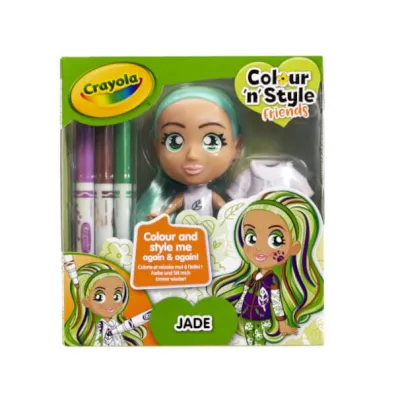Lalka Colour'n'Style Friends Jade Crayola