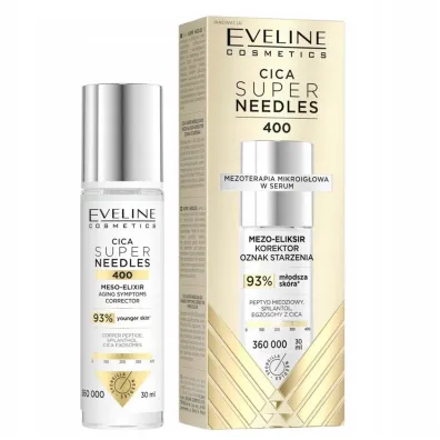 Eveline Cosmetics Cica Super Needles 400 mezo-eliksir korektor oznak starzenia 30 ml
