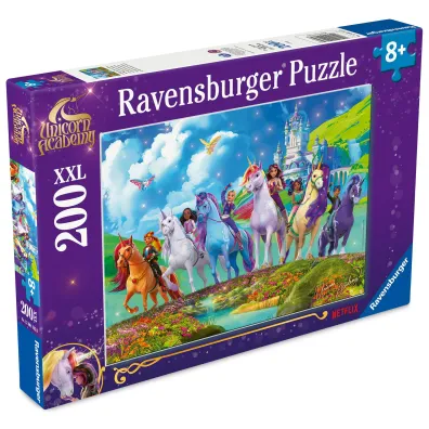Puzzle dla dzieci 200 el. XXL Unicorn Academy Ravensburger
