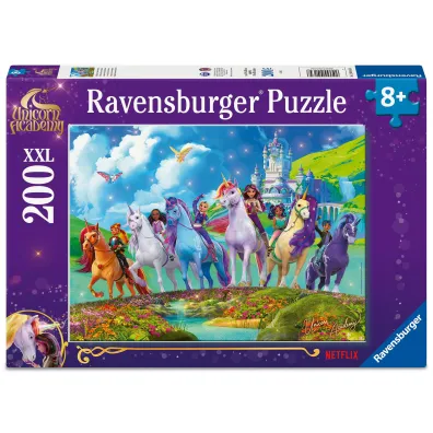 Puzzle dla dzieci 200 el. XXL Unicorn Academy Ravensburger