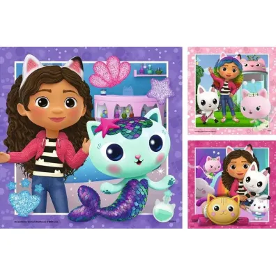 Puzzle 125 el. Koci domek Gabi Giant Ravensburger