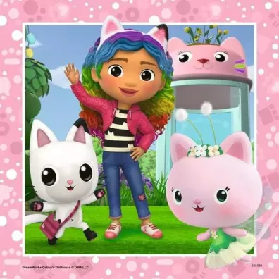 Puzzle 125 el. Koci domek Gabi Giant Ravensburger