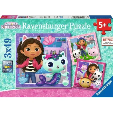 Puzzle 125 el. Koci domek Gabi Giant Ravensburger