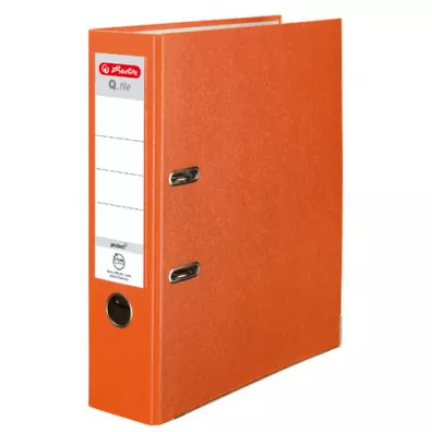 Herlitz Segregator A4 PP Q file 8 cm pomaraczowy