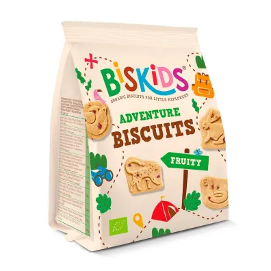 Biskids Ciasteczka wielozbo�owe jab�kowe zwierz�ta 100 g Bio