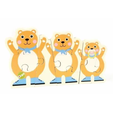 Puzzle dwustronne drewniane Mi� Oops