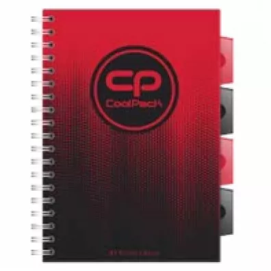 CoolPack Ko�ozeszyt B5 Gradient Cranberry Ombre kratka 100 kartek