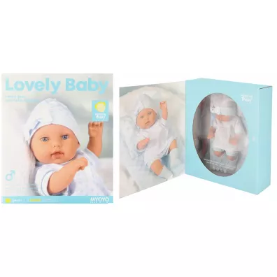 Lalka Bobas 33cm z akcesoriami Chopiec MEGA CREATIVE 543726