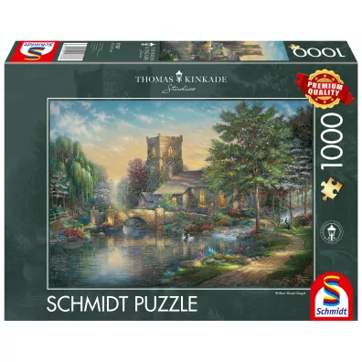 Puzzle 1000 el. Thomas Kinkade, Kaplica G3