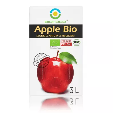 Bio Food Sok jabkowy z miszem nfc 3 l Bio