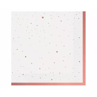 Godan Serwetki Celebrate r�owo-z�ote 33x33cm