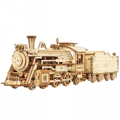 Drewniane Puzzle 3D - Lokomotywa Robotime