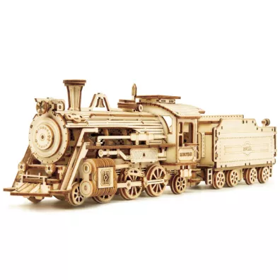 Drewniane Puzzle 3D - Lokomotywa Robotime