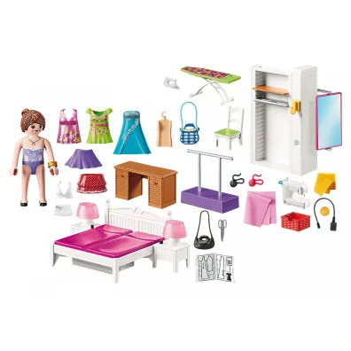 Playmobil Dollhouse Sypialnia z k�cikiem do szycia 70208