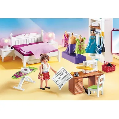 Playmobil Dollhouse Sypialnia z k�cikiem do szycia 70208