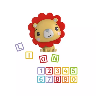 Fisher-Price. Zabawka do k�pieli Literki, Cyferki + Figurka Lew Mattel