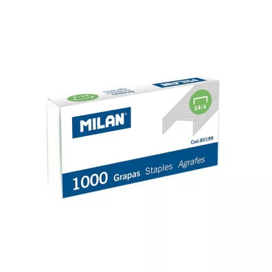Milan Zszywki metalowe 24/6 2000 szt.