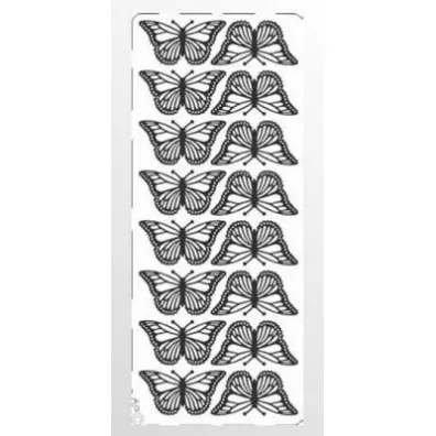 Galeria Hobby Stiker a�urowy srebrny