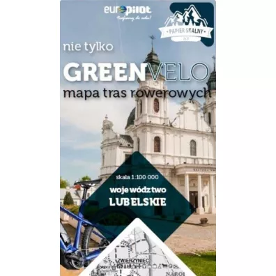 Wojewdztwo lubelskie. Mapa tras rowerowych