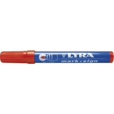 Lyra Marker permanentny MARK+SIGN fine 1-4mm czerwony