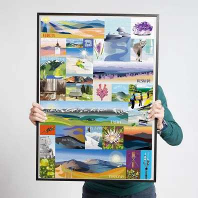 Puzzle Puzzlove CzuCzu 1000 el. Polskie g�ry Bright Junior Media