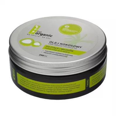 Be Organic 100% Organic Coconut Oil organiczny olej kokosowy do cia�a i w�os�w 250 ml
