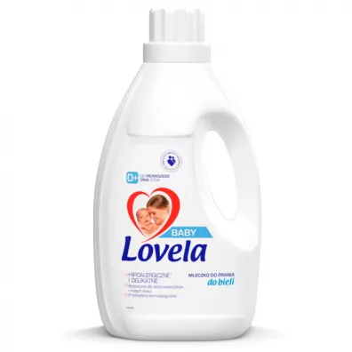 Lovela Baby hipoalergiczne mleczko do prania ubranek niemowlcych i dziecicych do bieli 1.45 l