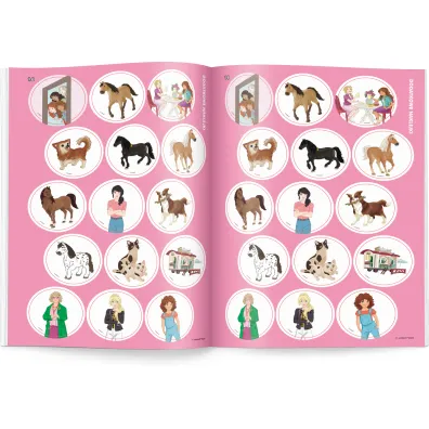 Kolorowanka z naklejkami. Schleich Horse Club